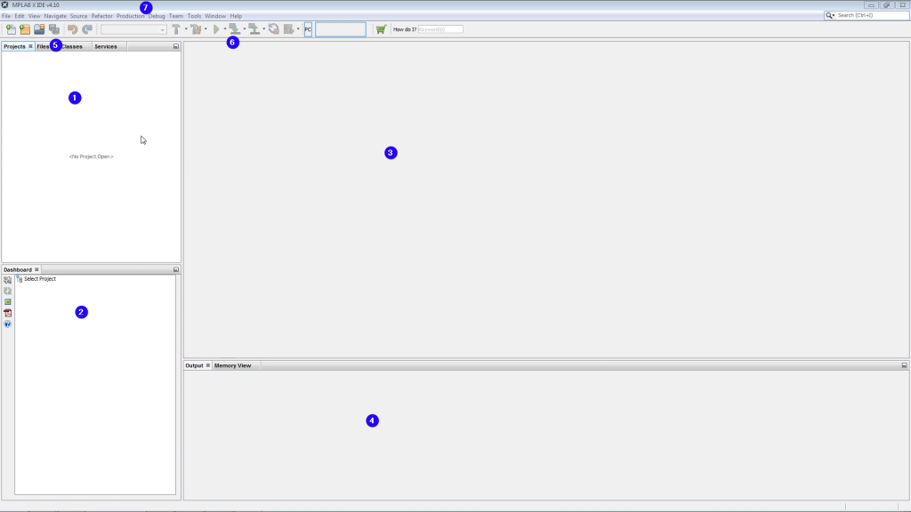 MPLAB X IDE Interface