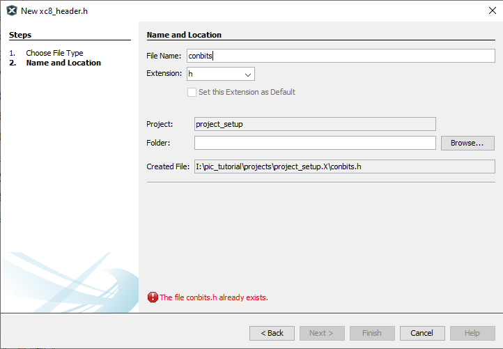 MPLAB X IDE new header screen