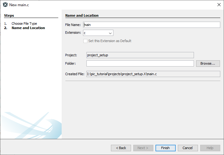 MPLAB X IDE new main screen